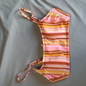 Ladies striped bikini top